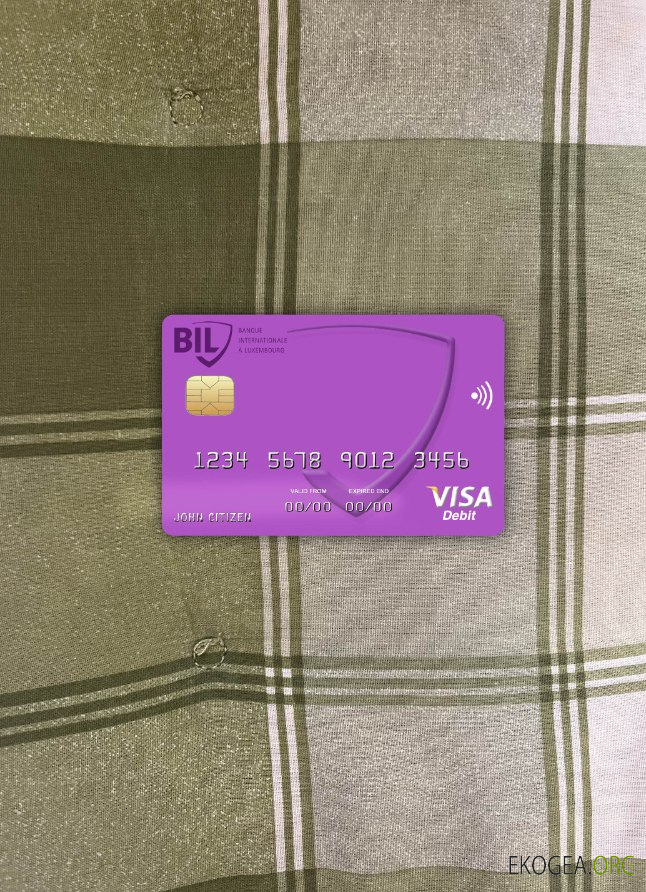 Canada Internationale pour le Centrafrique banque visa carte photolook recto